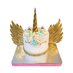 Торт с крыльями Золото Единорога