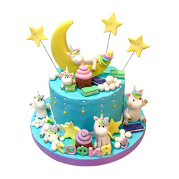 Торт Звездные единорожки