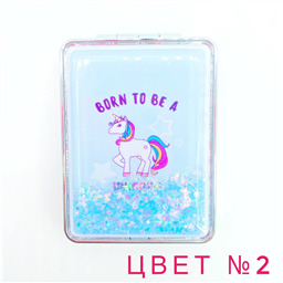 Зеркало раскладное с блестками Mirror Unicorns