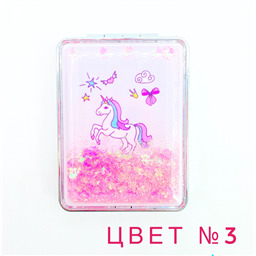 Зеркало раскладное с блестками Mirror Unicorns