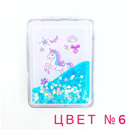 Зеркало раскладное с блестками Mirror Unicorns
