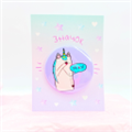 Значок круглый   Icon unicorn  