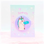 Значок круглый   Icon unicorn  