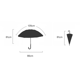 Зонтик прозрачный Рождена быть единорогом