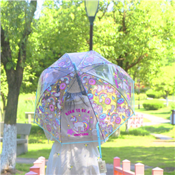 Зонтик прозрачный Рождена быть единорогом