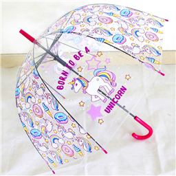 Зонтик прозрачный Рождена быть единорогом