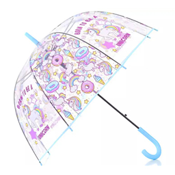 Зонтик прозрачный Рождена быть единорогом