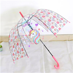 Зонтик прозрачный Успокойся и будь единорогом!